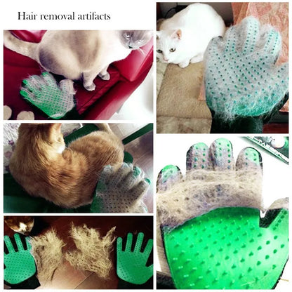 Rubber Glove Pet Brush