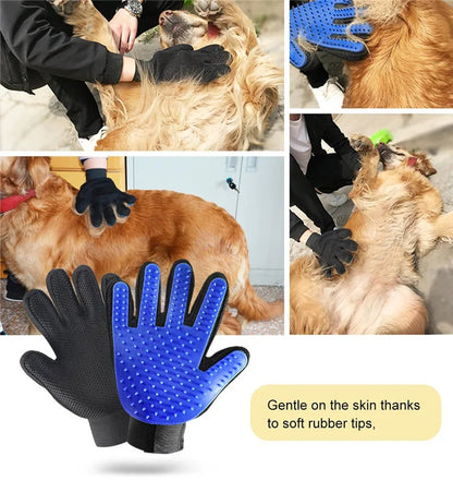 Rubber Glove Pet Brush